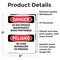Signmission Do Not Operate Maintenance Bilingual Danger Sign, Vinyl Decal, 5in W x 7in L, 2PK OS-2PACK-DS-D-57-VS-1154 - alternate 3